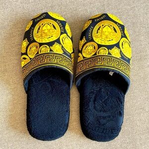Versace Baroque Medusa Luxury House Slippers | Size 42 (Large)